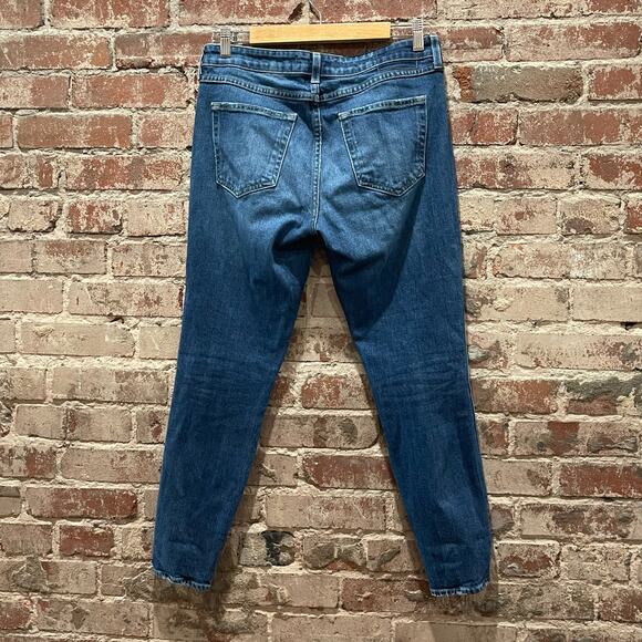 AMO Twist Zip Skinny Jeans In Sapphire Wash Size 29 - Picture 7 of 10